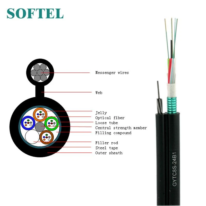 Single Mode Fiber Optical Cable GYTC8S